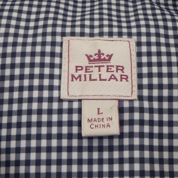 Peter Millar Large Womens Blue and White Check Vest - Picture 2 of 7